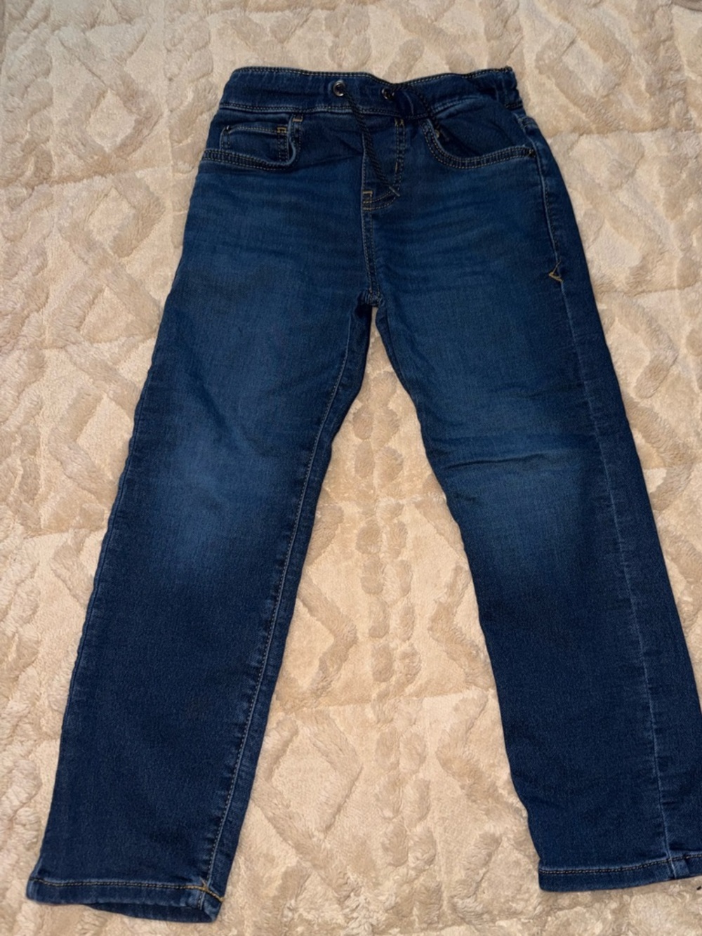 Cat & Jack Men's Navy Straight Jeans